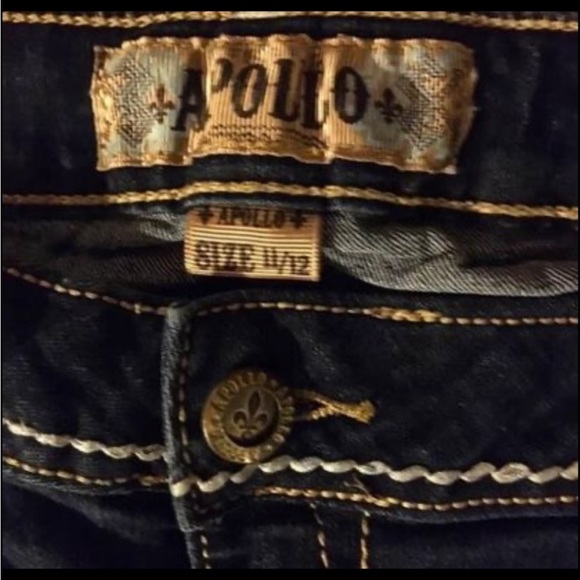 Apollo Sz11/12 Dark Wash Bootcut Jeans - Picture 3 of 3